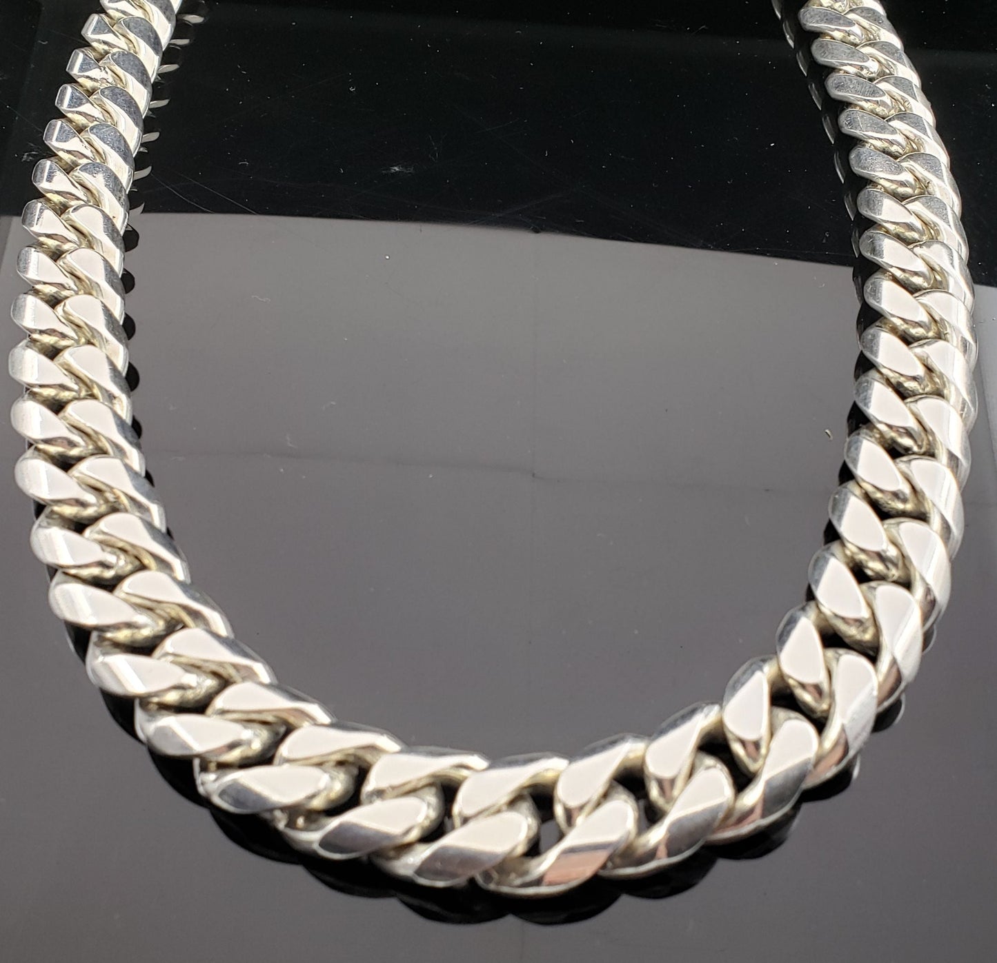 Silver Chain Miami Cuban