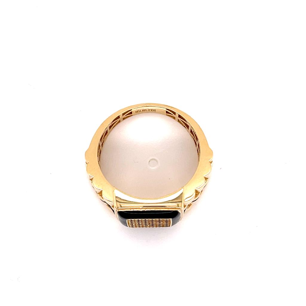 Ring Men Gold 14k #9019