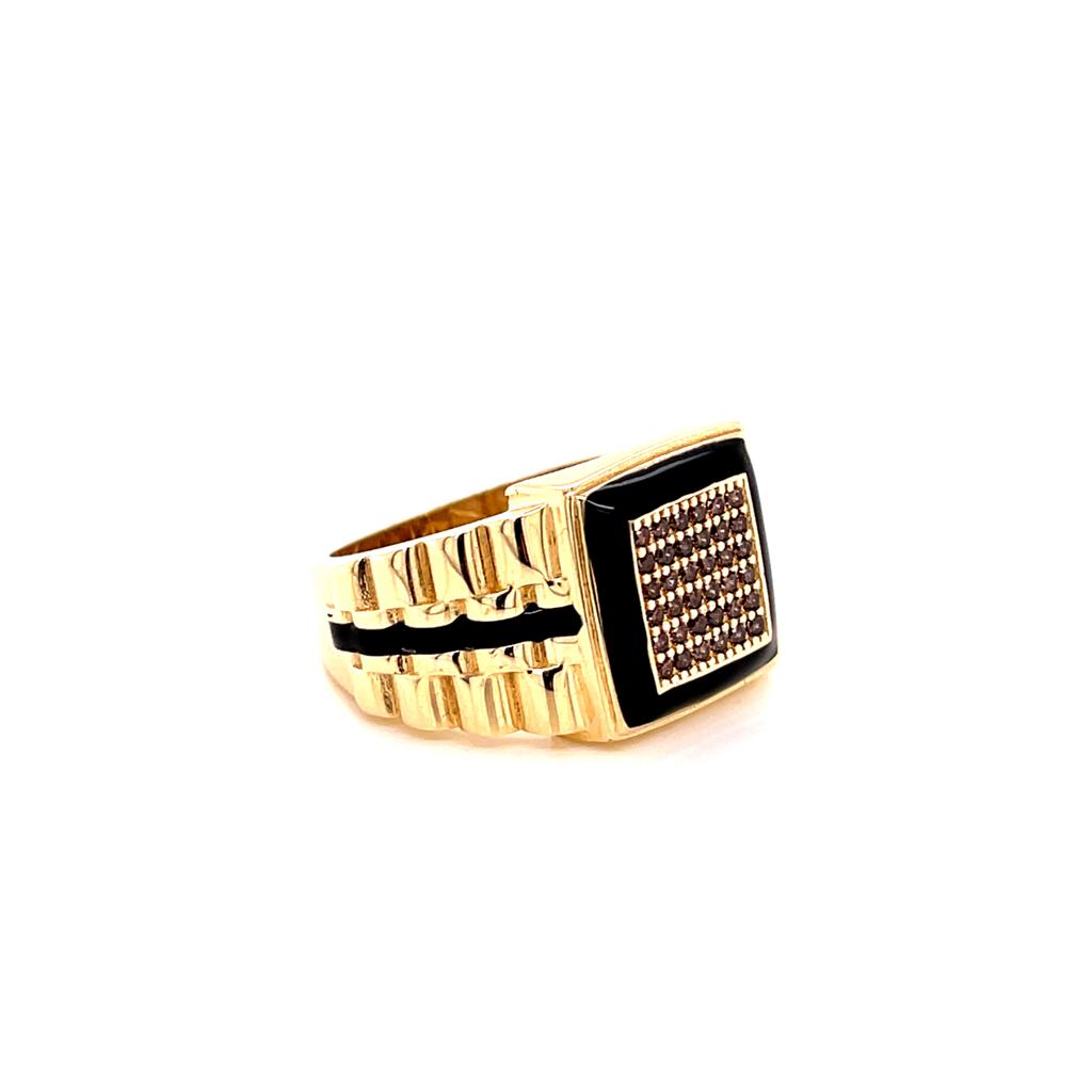 Ring Men Gold 14k #9019